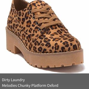 Dirty Laundry Platform Oxfords